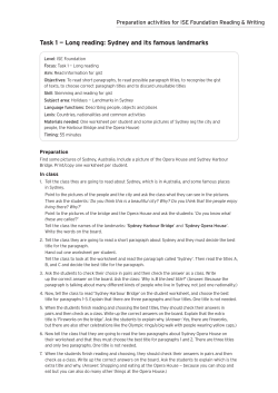 Sydney - Trinity College London