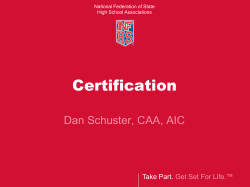 NIAAA Certification