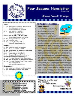 Four Seasons Newsletter