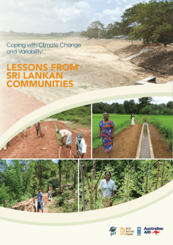 Coping with Climate Change and Variability