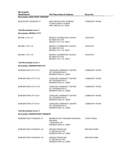 Polling Locations - Burlington County, NJ