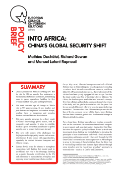 POLICY BRIEF - European Council on Foreign Relations