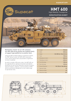 HMT 600 - Supacat