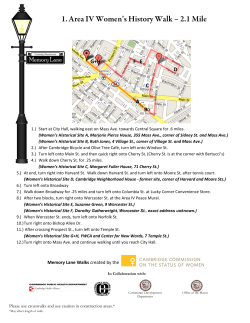 Area IV - Cambridge Women`s Commission