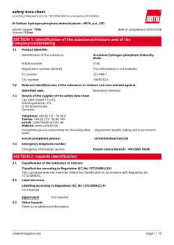 Safety Data Sheet: di-Sodium hydrogen phosphate dodecahydrate