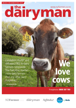 Circulation 26219* and delivered FREE to dairy