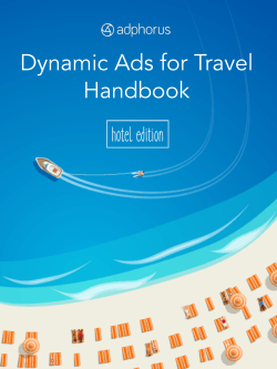 Dynamic Ads for Travel - Handbook