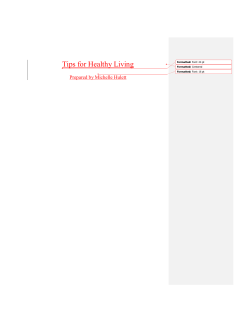 Start a Diet Journal