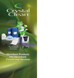 The CRYSTAL CLEAN Reuse Program - Heritage