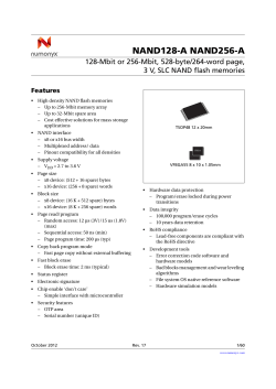 NAND128-A NAND256-A - Micron Technology, Inc.