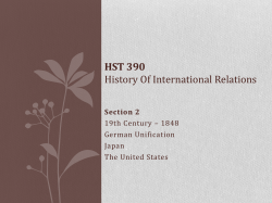 HST 390 History of International Relations