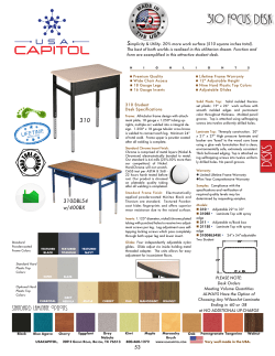 desks 310 Focus Desk