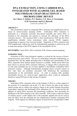 DNA EXTRACTION, USING CARRIER RNA, INTEGRATED WITH