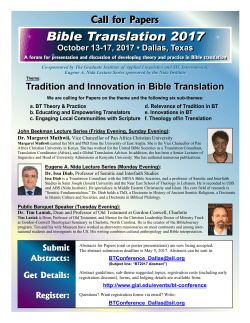 BT2017 call for papers - Graduate Institute of Applied Linguistics