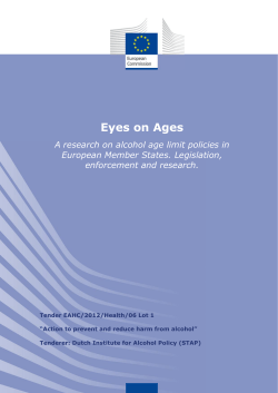 Eyes on Ages: A Research on Alcohol Age