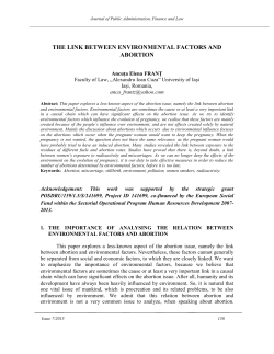 the link between environmental factors and abortion