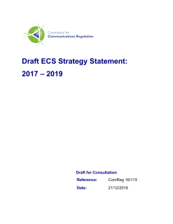 Market 4 Draft Consultation Document