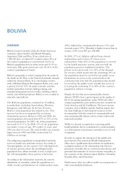 bolivia - International Osteoporosis Foundation