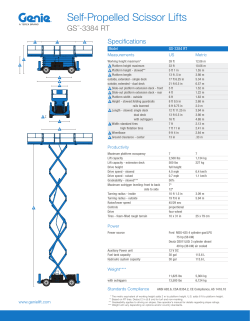 Self-Propelled Scissor Lifts