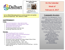 Week of February 6, 2017 - Dalhart Chamber of Commerce