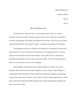 Beowulf Characters - Easy Peasy All-in