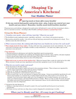 Mission Organization &ndash; Kitchen