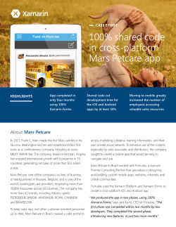 100% shared code in cross-platform Mars Petcare app