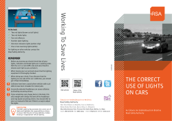 correct use of lights