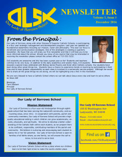 NEWSLETTER - Rusk County Catholic Community