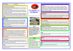 The Mystery of the Mayans - Springfield Special School