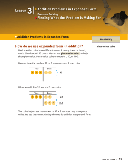 How do we use expanded form in addition? Addition Problems in