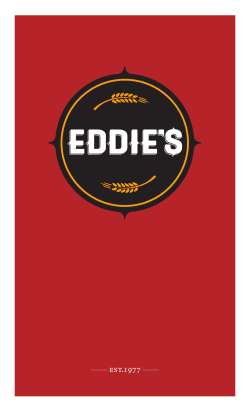 Menu - Eddies Restaurant