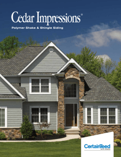 Cedar Impressions Brochure