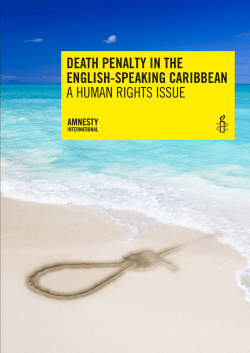 DEATH PENALTY IN THE ENGLISH