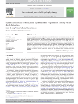 Dynamic crossmodal links revealed by steady-state
