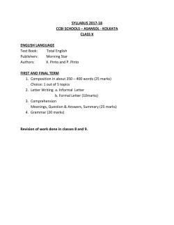 class 10 syllabus 2017-18