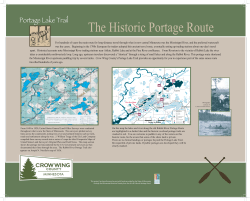 The Historic Portage Route