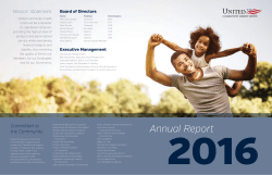 Annual Report - United Community Credit Union