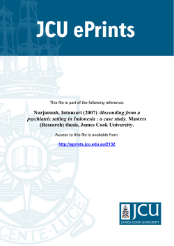 ABSCONDING FROM PSYCHIATRIC SETTING