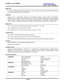 fadel altamimi - Al-Zaytoonah University
