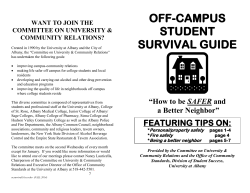 See the Survival Guide