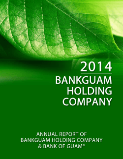 2014 - Bank of Guam