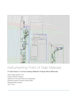Instrumenting Point-of-Sale Malware