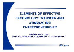 elements of effective technology transfer and stimulating