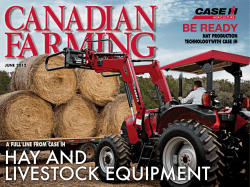 A FULL LINE FROM CASE IH