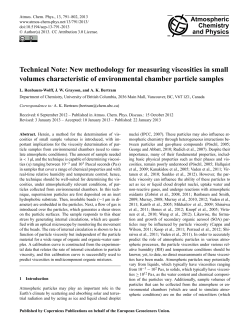 New methodology for measuring viscosities in small volumes