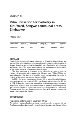 Forest products, livelihoods and conservation