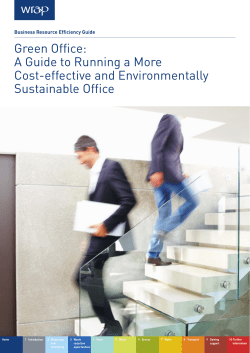 Green Office: A Guide to Running a More Cost