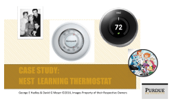 case study: nest learning thermostat