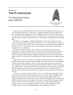 the pathfinders - Research Laboratories of Archaeology